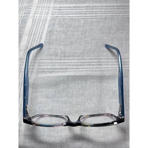 BCBGeneration Eyeglasses Frames Only, 50-16-135, 0002, Blue Stripe Horn Style - Picture 2 of 7